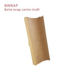 miniature Boite carton kraft wrap