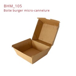 miniature Boite burger micro-cannelure