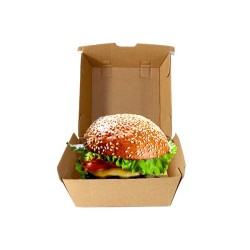 miniature Boite burger micro-cannelure