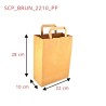 Sac Kraft Papier Brun Cabas