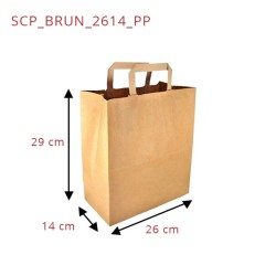 miniature Sac Kraft Papier Brun Cabas