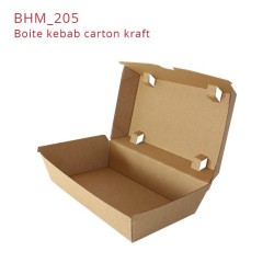 miniature Boite kebab carton