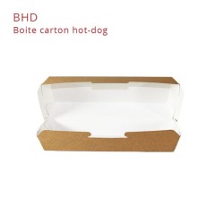 miniature Boite en carton pour hot-dog en micro-cannelure