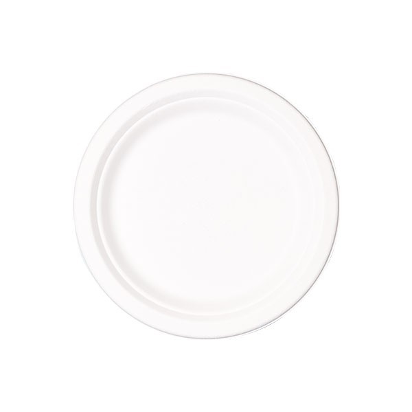 Assiette Jetable Ronde Carton Blanc - EmballageFuté.com