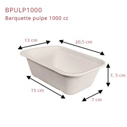 miniature Barquette 100% Pulpe