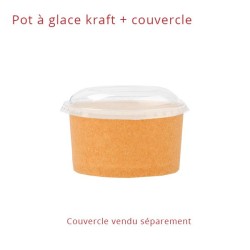 miniature Pot à glace carton