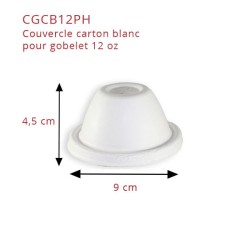 miniature Gobelet Carton Blanc