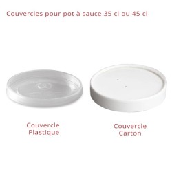 miniature Pot à Soupe Carton Blanc