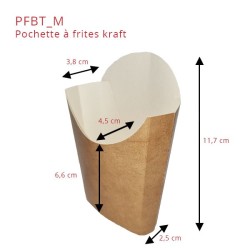 miniature Pochette frite carton