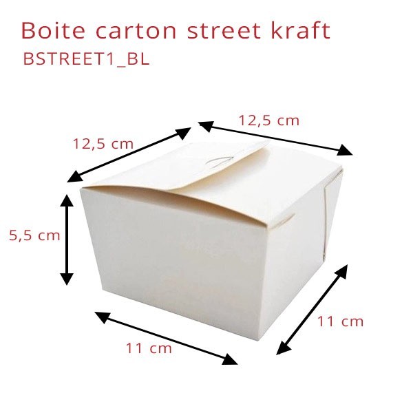 Barquette carton rectangle kraft - Le Bon Emballage