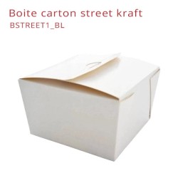 miniature Boite Carton Street Kraft Blanc