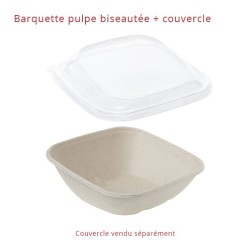 miniature Barquette Pulpe carrée biseautée