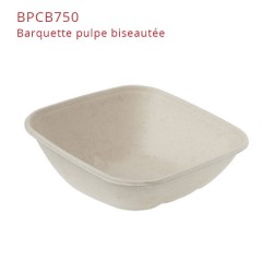 miniature Barquette Pulpe carrée biseautée