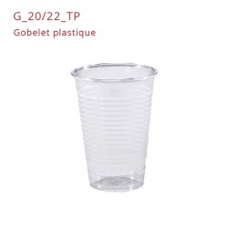 miniature Gobelet Plastique Transparent