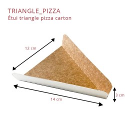 miniature Triangle Rainé Pizza