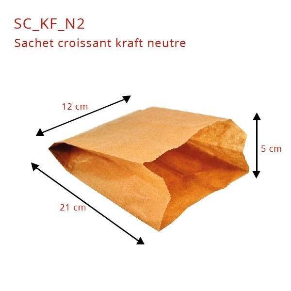 Sac Croissant Kraft