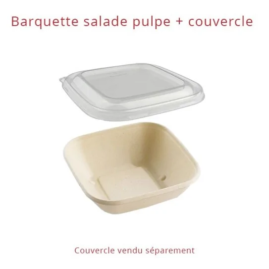 Barquette Salade Pulpe + couvercle