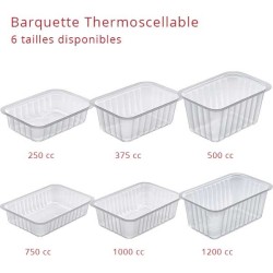 miniature Barquette Thermoscellable