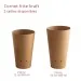 Cornet de frite carton kraft rond 2 tailles