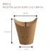 Cornet de frite carton kraft rond PFK12_S