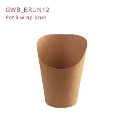 miniature Pot à wrap Brun