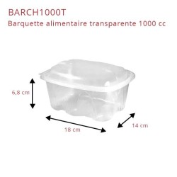 miniature Barquette Plastique Archipack + couvercle