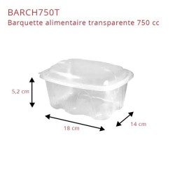 miniature Barquette Plastique Archipack + couvercle