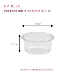 miniature Pot Rond Micro-Ondable