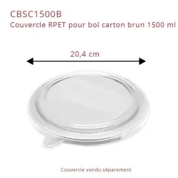 miniature Bol carton rond 204mm
