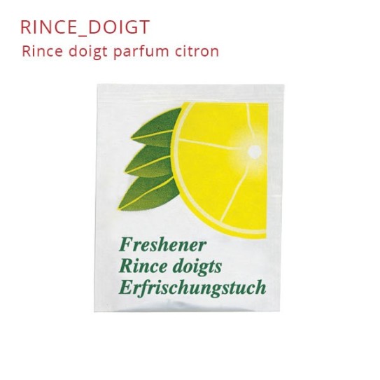 Rince doigts parfum citron personnalisé
