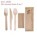 Kit Couvert en bois 4 en 1