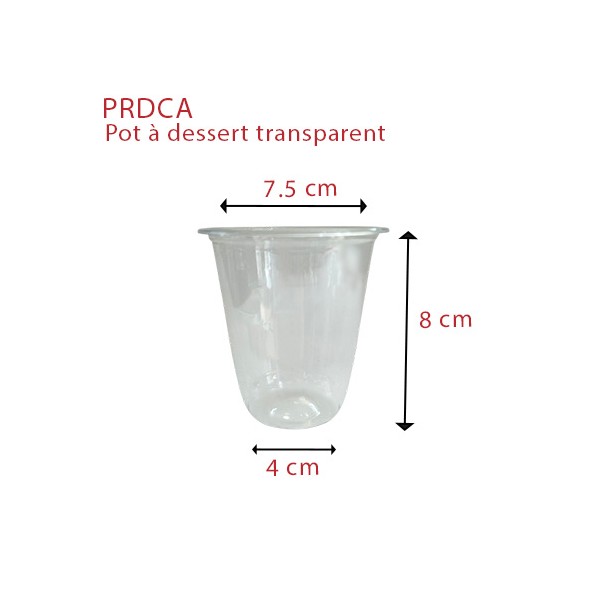 Pot Dessert en Plastique TP9 - SML Food Plastic