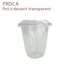 miniature Pot à dessert transparent