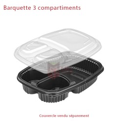 miniature Barquette 3 compartiments Cookipack