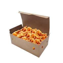 miniature Boite carton kraft chicken