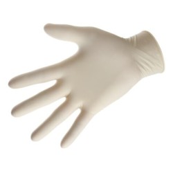 miniature Gants Latex Blanc