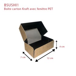 miniature Barquette Sushi Carton