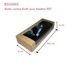 miniature Barquette Sushi Carton