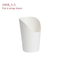 miniature Pot à Wrap Blanc