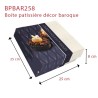 Boite Patissière décor Baroque