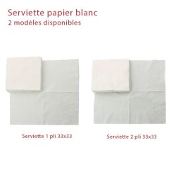 miniature Serviette papier blanche écologique