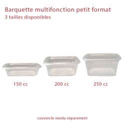 Barquette plastique divisée - Le Bon Emballage