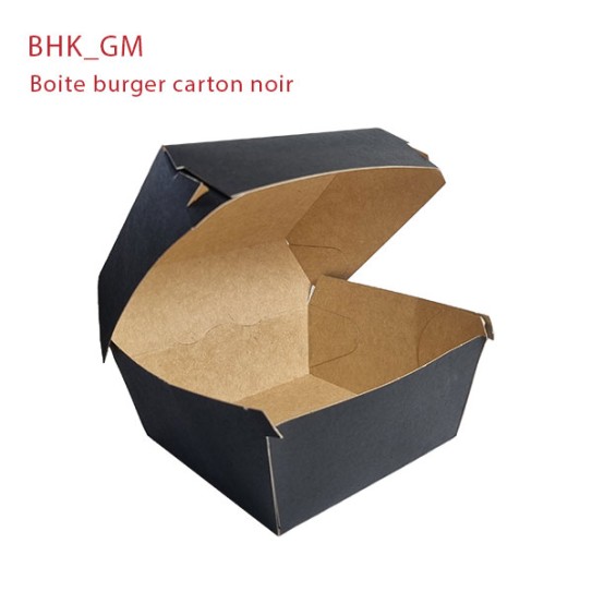 Boite Hamburger carton kraft design - SML Food Plastic