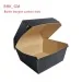 Boite Burger carton kraft ouverte