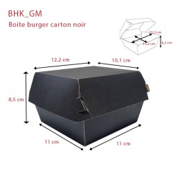 miniature Boite Burger carton kraft