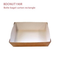 miniature Boite Bagel Carton Rectangle