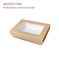 miniature Boite Bagel Carton Rectangle