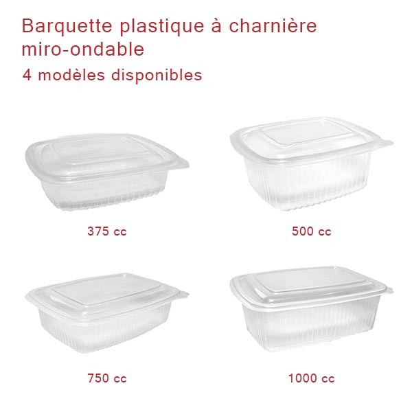 Barquette 2 compartiments Cookipack - SML Food Plastic