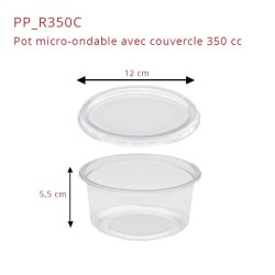 miniature Pot Rond Micro-Ondable