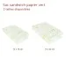 Sac Sandwich Papier Vert 2 tailles
